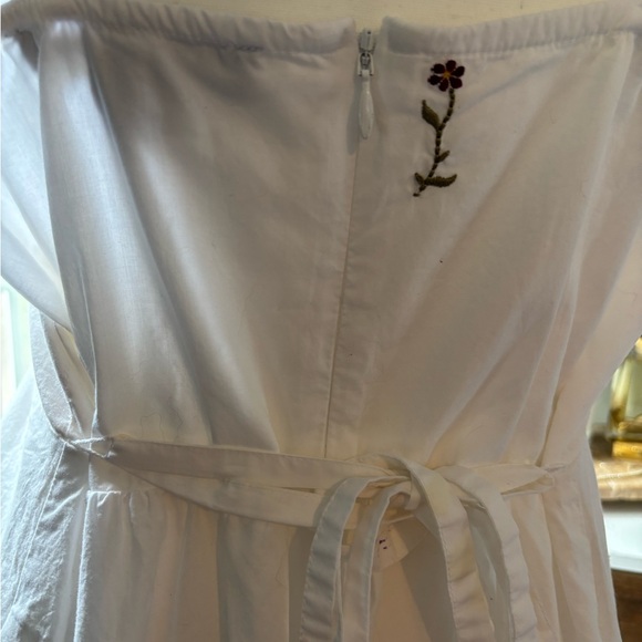 French Connection White Ruffle Dress - Picture 7 of 8